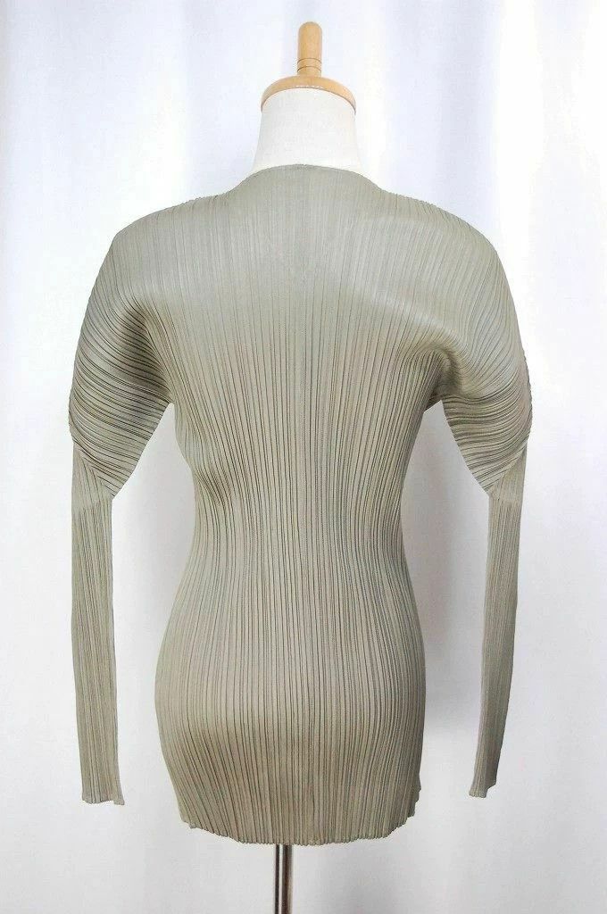Issey Miyake issey miyake size:3 Peach-green cardigan coat 2506-Nextarr Size XXS / US 00 / IT 34 - 3 Thumbnail