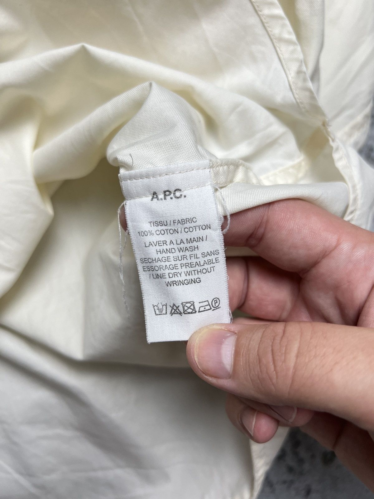 A.P.C. A.P.C Shirt Paris Button Up y2k Luxury casual Item Size M / US 6-8 / IT 42-44 - 8 Thumbnail