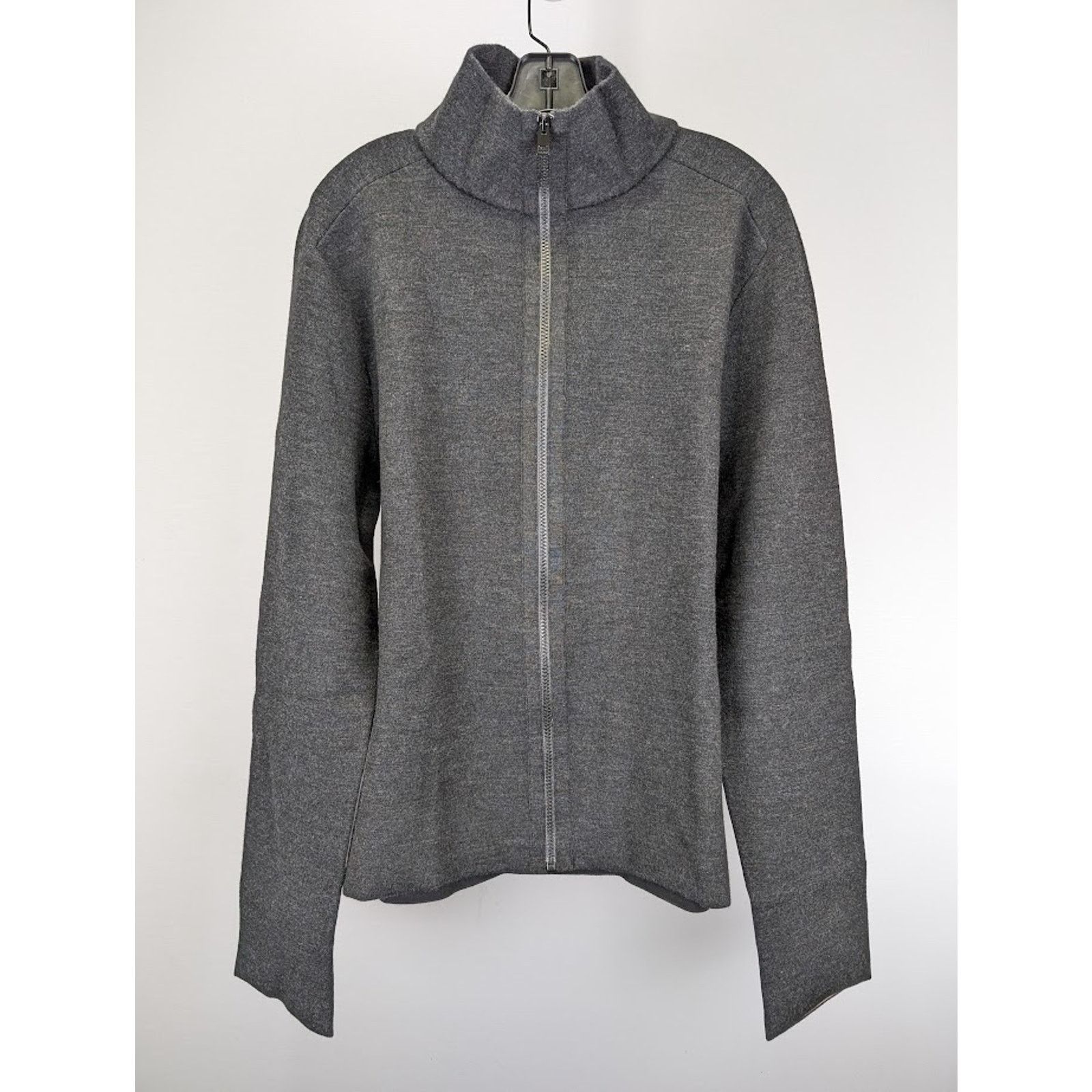 Bottega Veneta o1rshd1 Lightweight Merino Double Pullover in Charcoal/Black Size US L / EU 52-54 / 3 - 8 Thumbnail