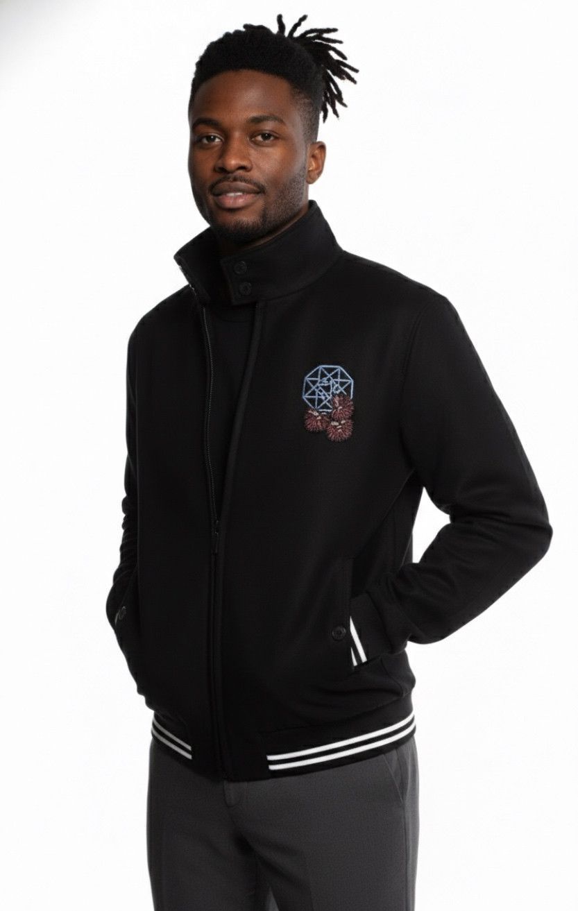 Lanvin Lanvin Virgin Wool Varsity Jacket Blk SZ L (US40/IT50) 🔥 Size US L / EU 52-54 / 3 - 1 Thumbnail