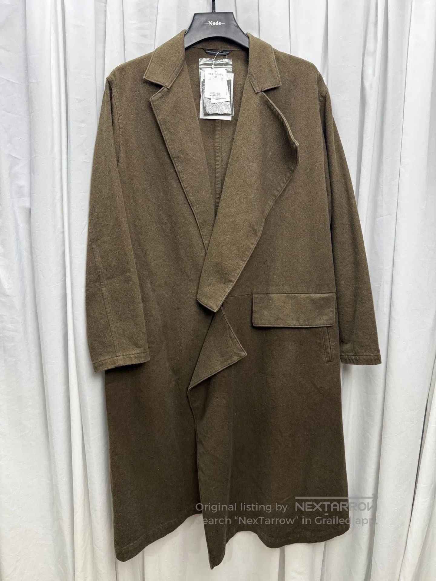 Yohji Yamamoto Yohji Yamamoto Y's Distressed Washed Coat. Size US M / EU 48-50 / 2 - 1 Thumbnail