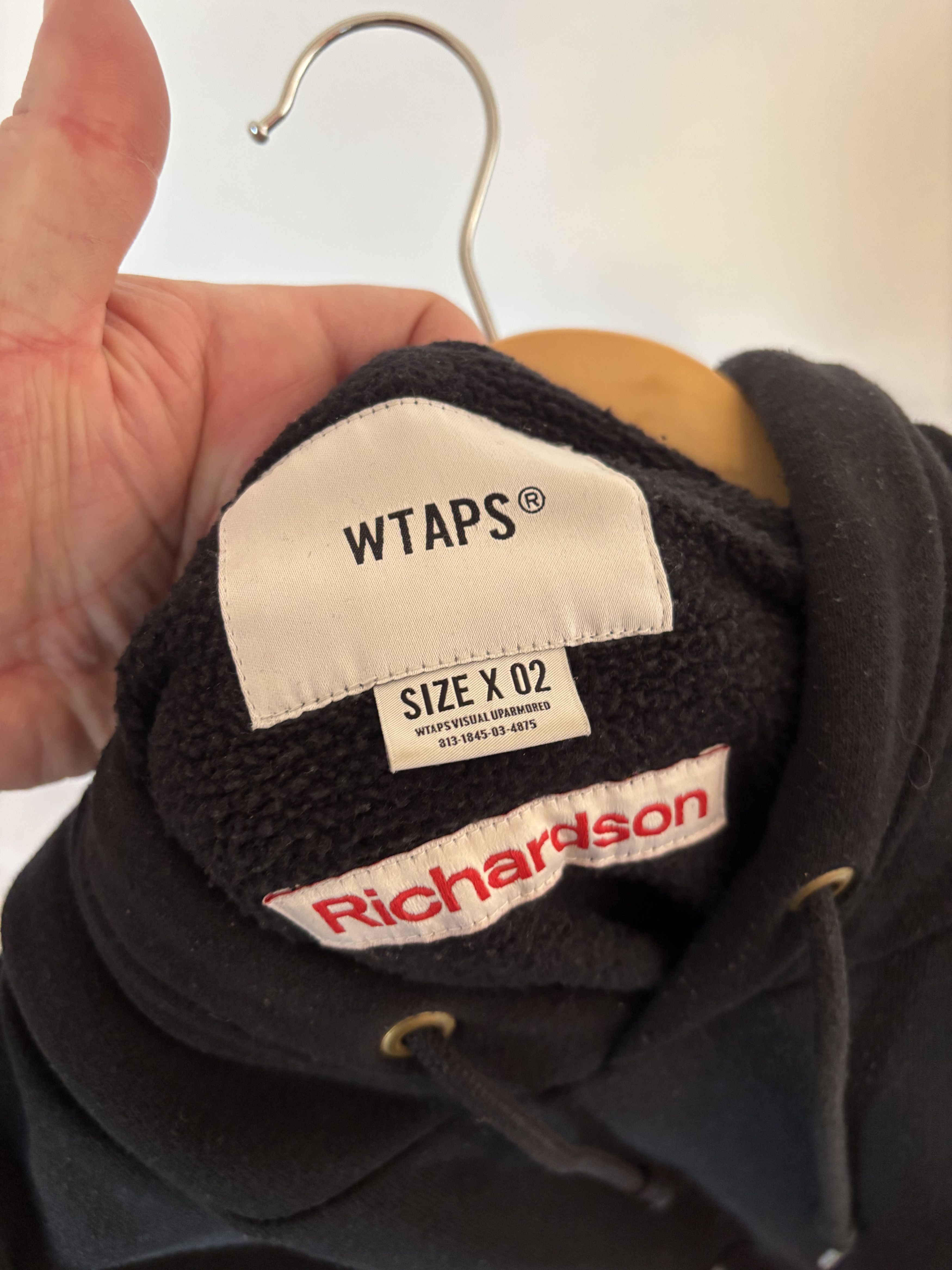 Richardson RICHARDSON x WTAPS Deconstructed Hoodie Black Size X02 Size US XXL / EU 58 / 5 - 3 Thumbnail