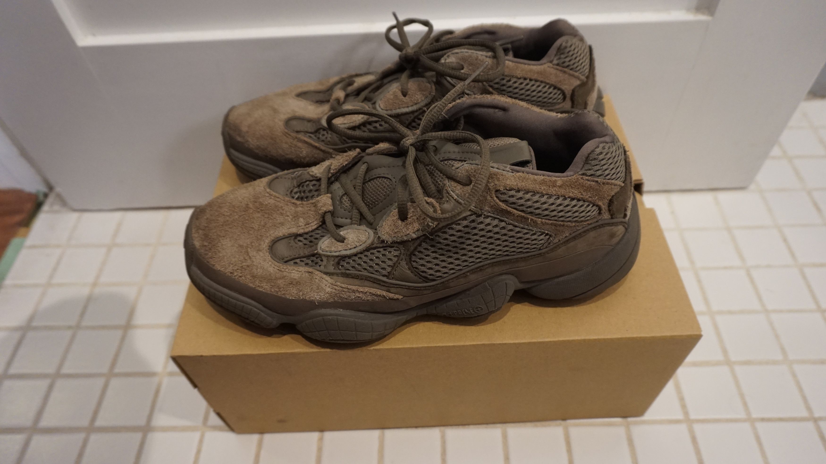 adidas gazelle silver green womens Yeezy 500 Clay Brown By adidas  SoleMate Sneakers