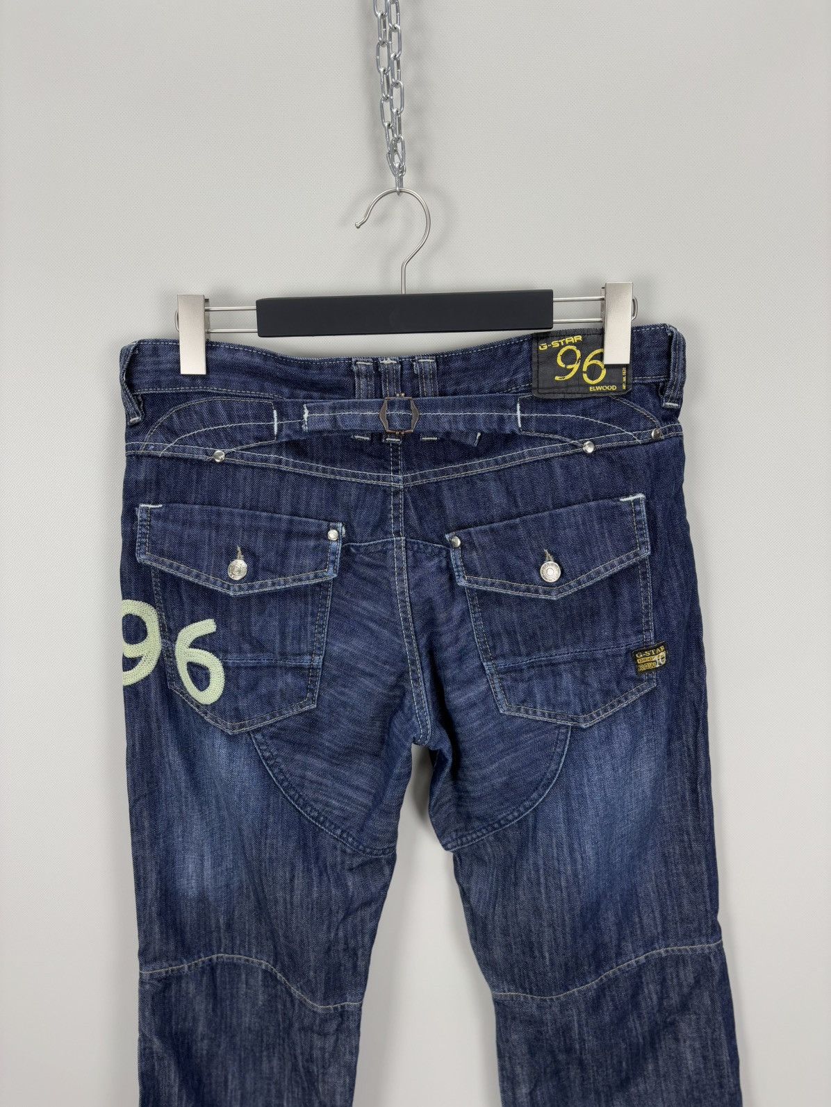G-Star Mens jeans G Star Raw Size 33x34 Color Blue Size US 33 - 8 Thumbnail