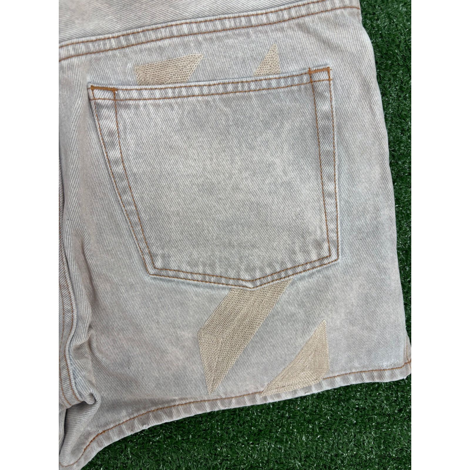 Off-White OFF-WHITE Women's Pink Marbled Shorts Size 27 Size 27" / US 4 / IT 40 - 4 Thumbnail