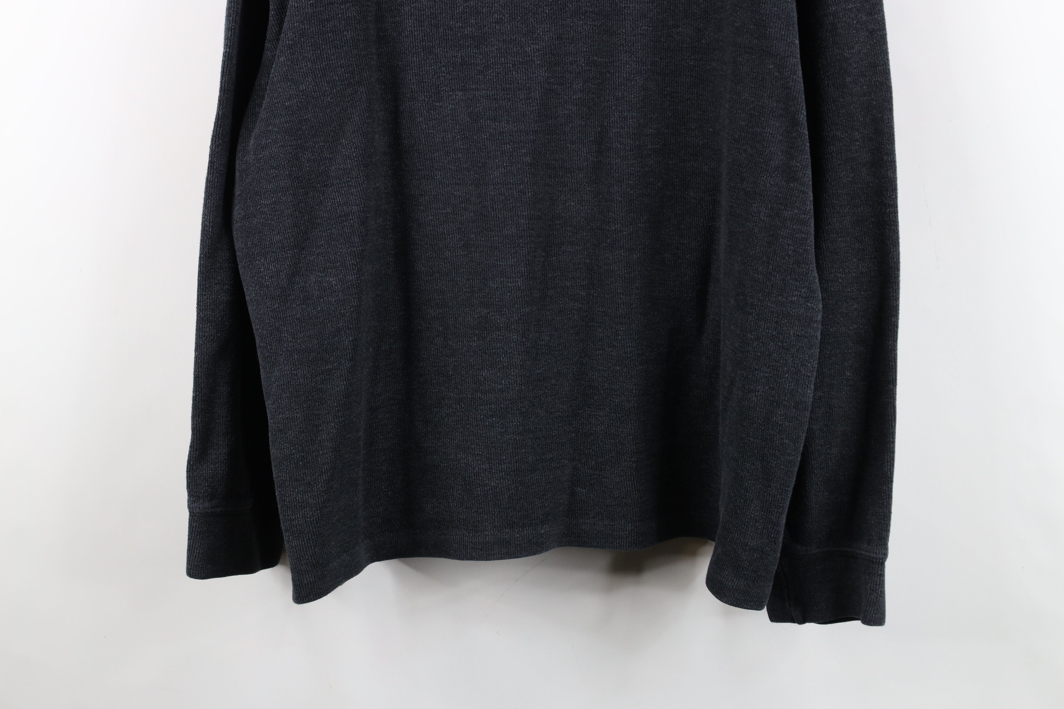 Ralph Lauren Vintage Ralph Lauren Ribbed Knit Half Zip Sweater Gray Size US L / EU 52-54 / 3 - 3 Thumbnail