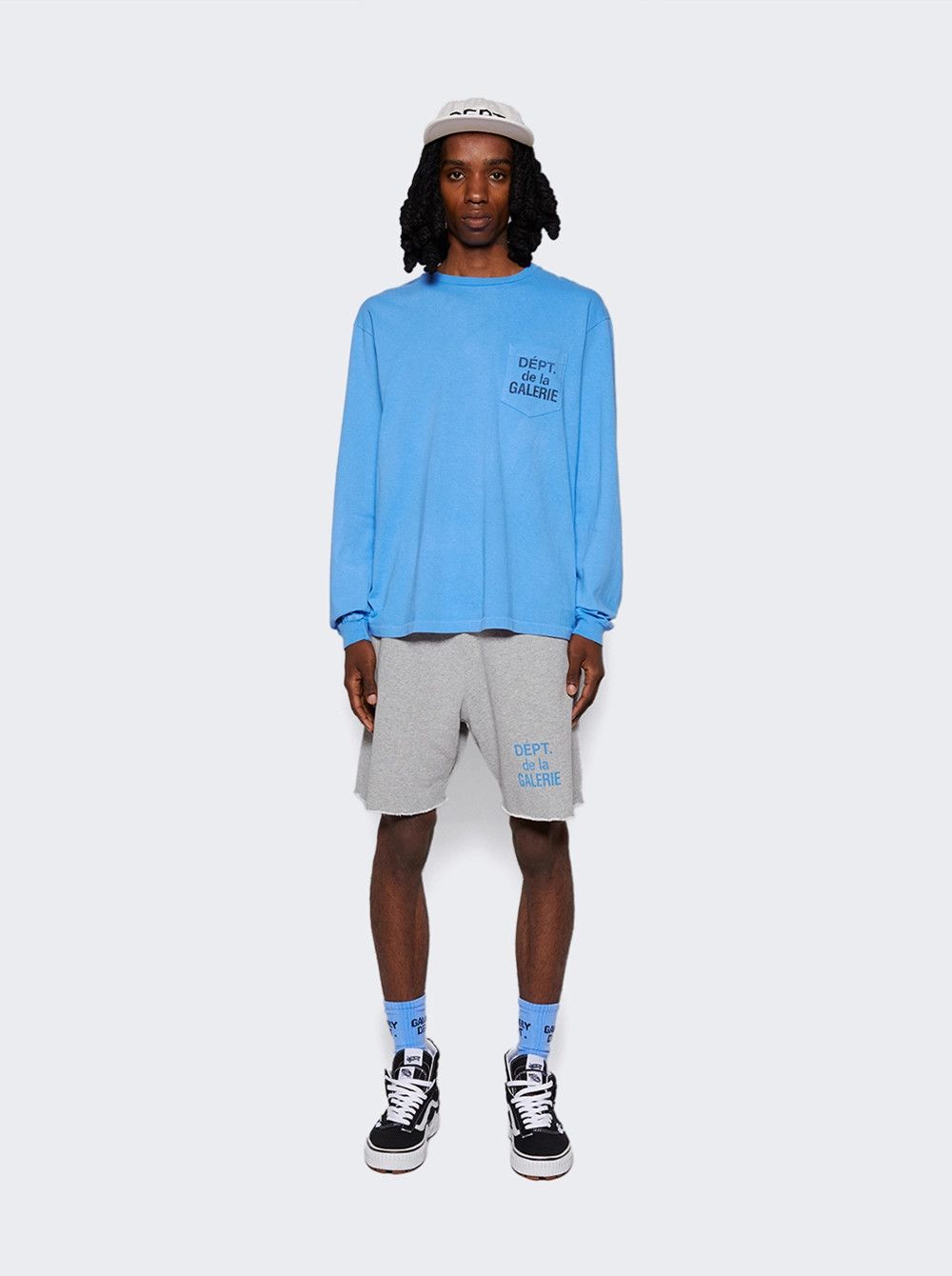 Gallery Dept. o1gr1nt0426 Size: OS / Clean Socks in Flo Blue Size ONE SIZE - 2 Thumbnail