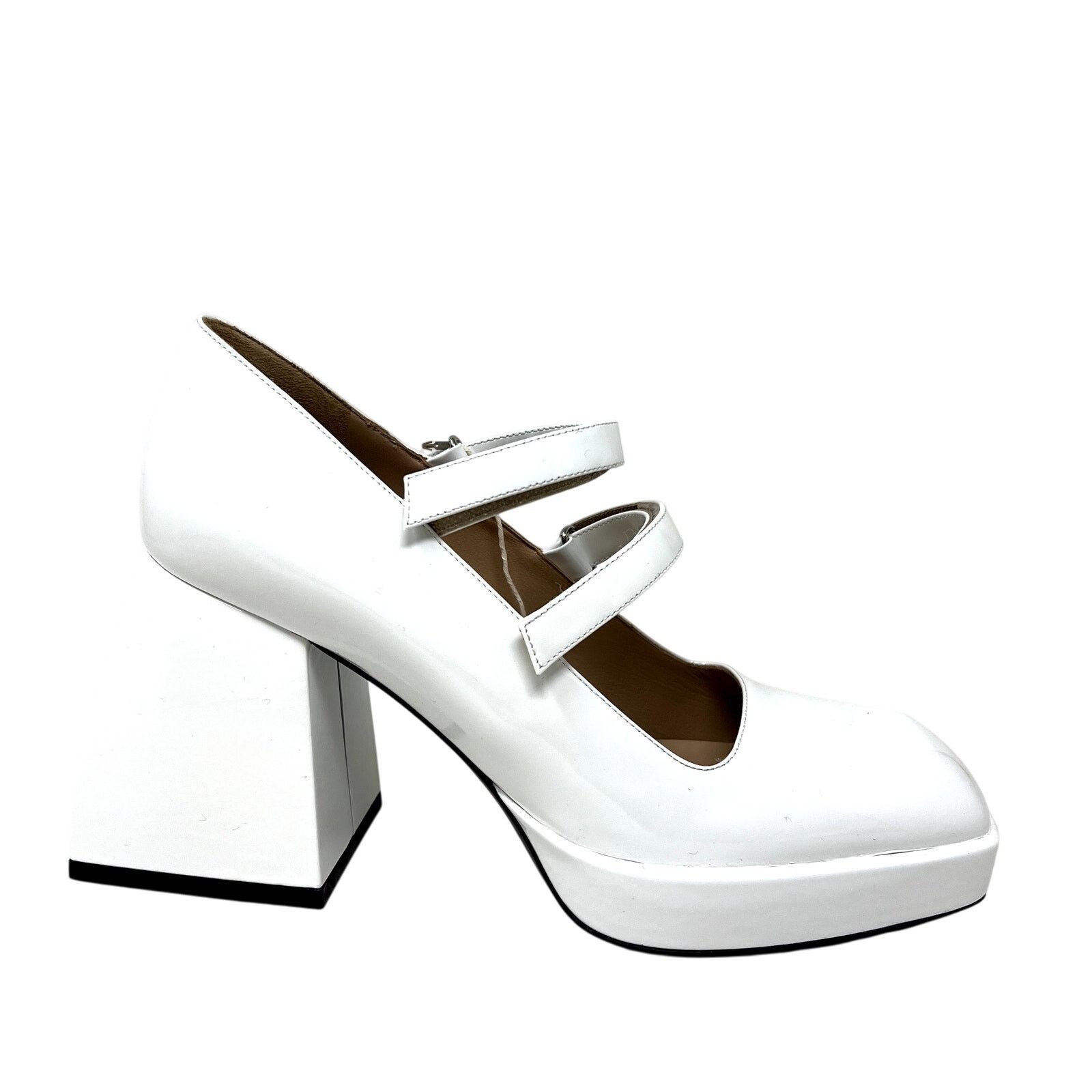 Nodaleto nodaleto bulla heels Babies white mary Jane size 40.5 10.5 Size US 10.5 / IT 40.5 - 1 Thumbnail