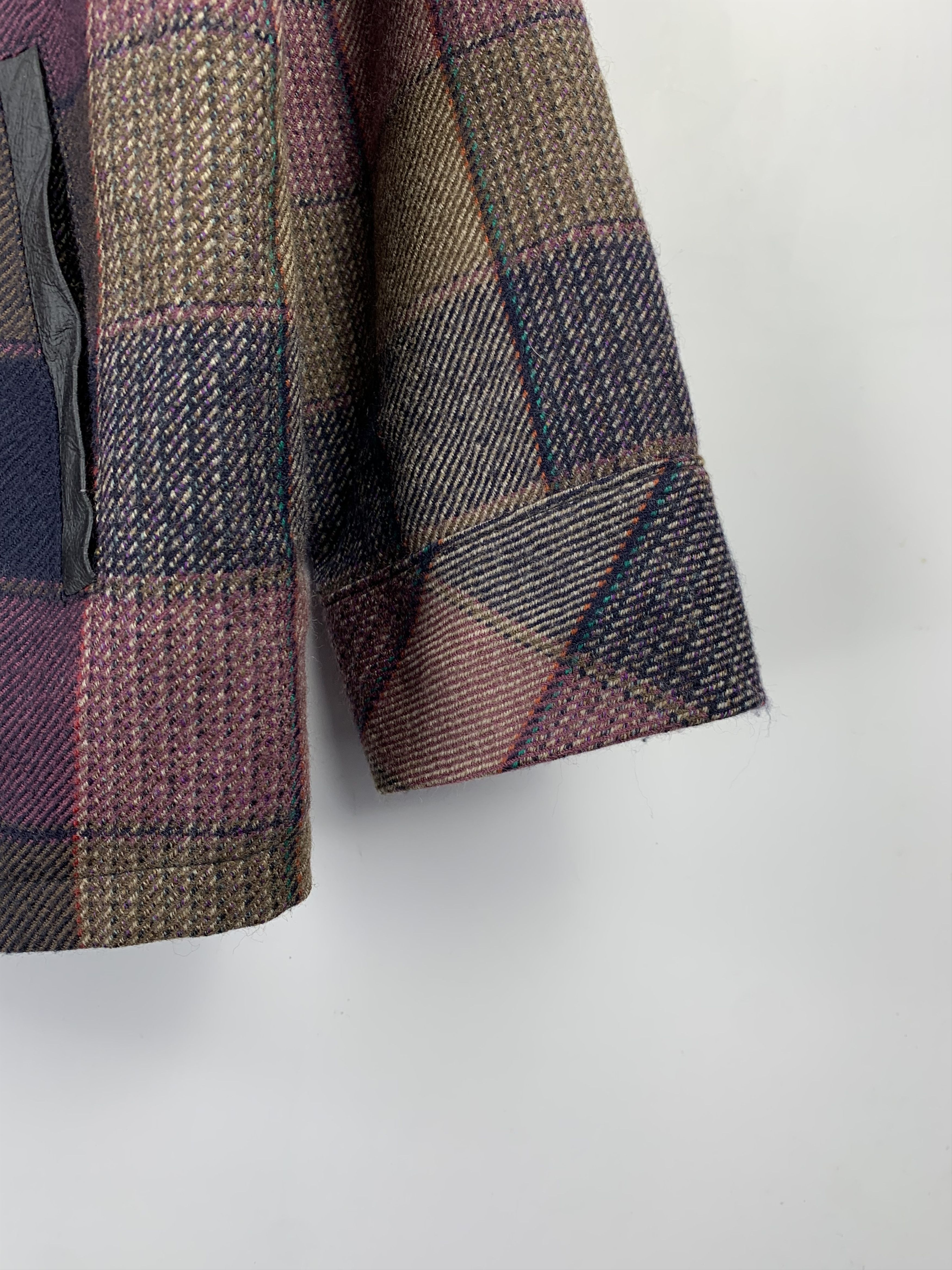Japanese Brand Vintage Japanese Brand Shadow Plaid Jacket J1574 Size US M / EU 48-50 / 2 - 8 Thumbnail