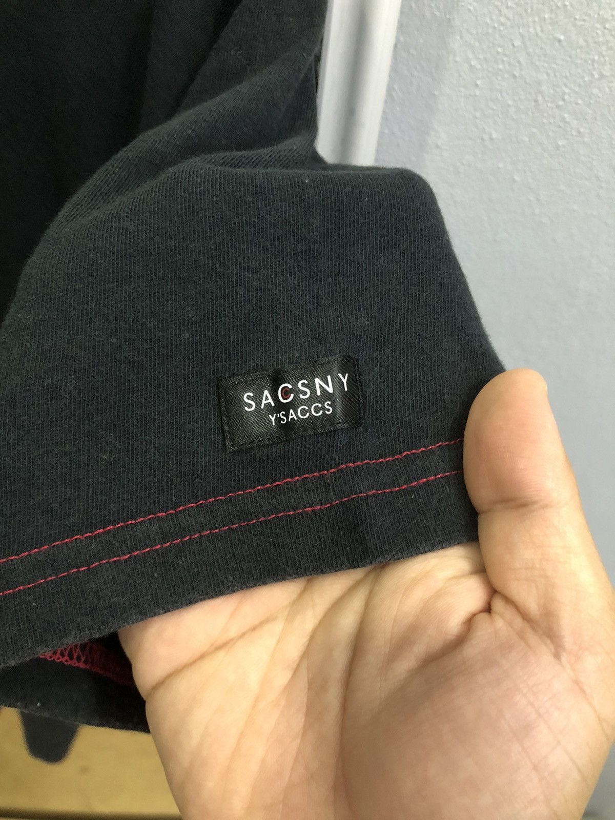 Yohji Yamamoto Yohji Yamamoto SACSNY Y’SACCS Tee Black Size US M / EU 48-50 / 2 - 5 Thumbnail