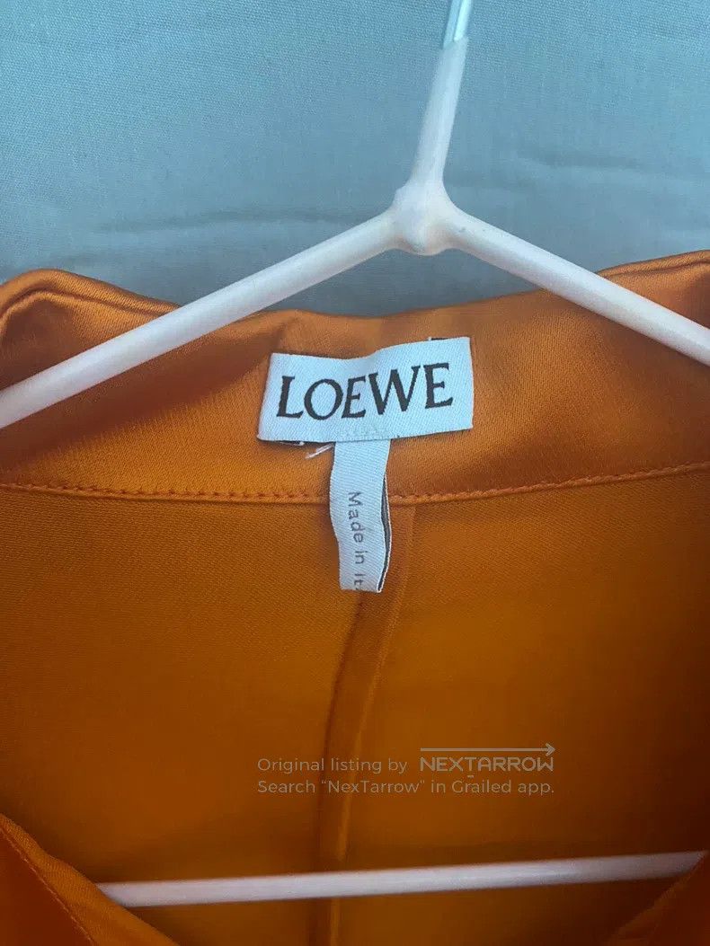 Loewe Loewe Bright orange shirt Size M / US 6-8 / IT 42-44 - 2 Thumbnail