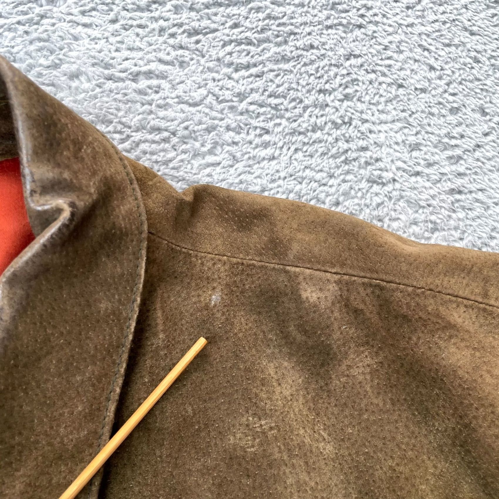 Vintage VTG Philippe Monet Jacket Mens XL Brown Leather Suede Coat 90s Biker Zip Pockets Travel Casual Size US XL / EU 56 / 4 - 4 Thumbnail