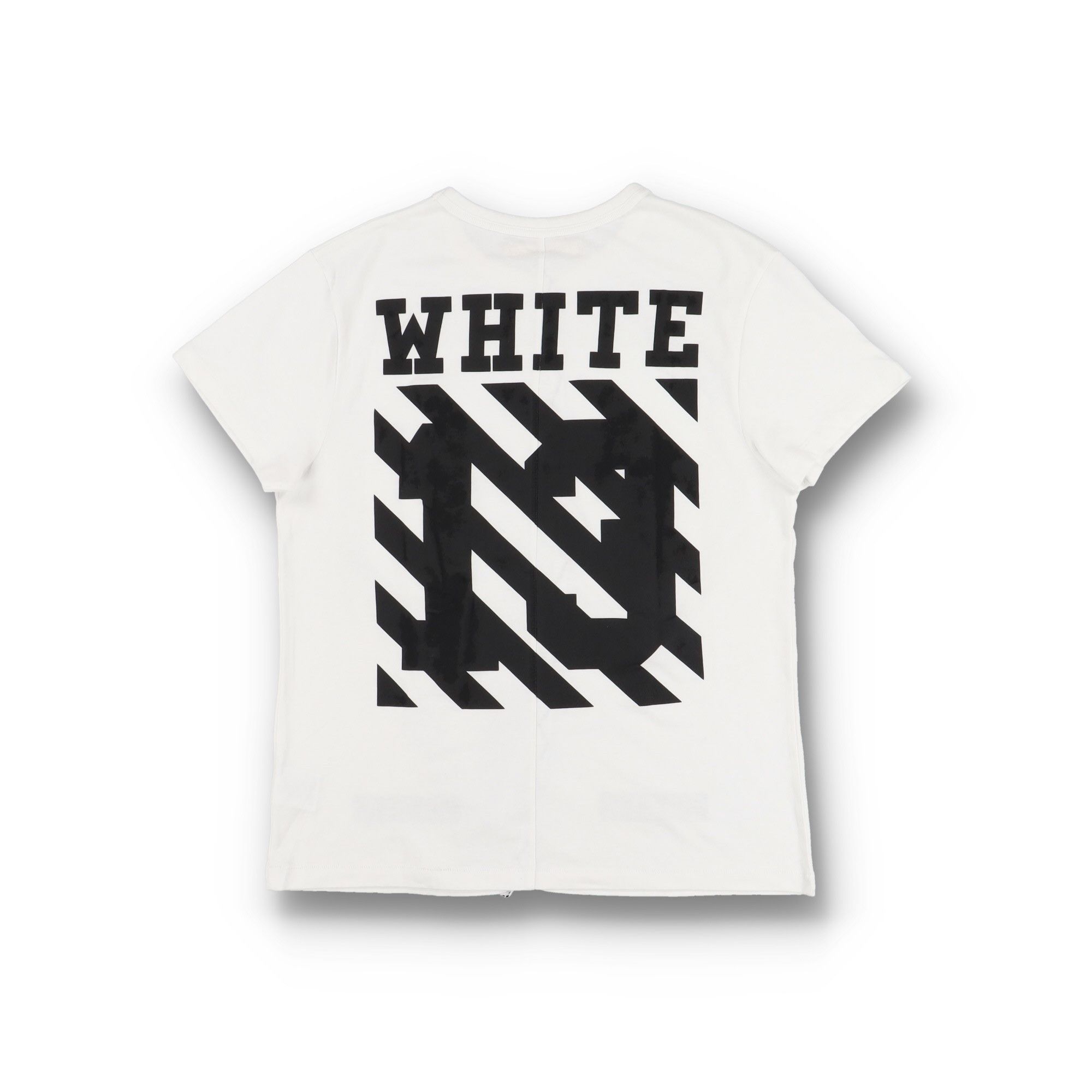Off-White White Caravaggio 13 Diagonals Oversized T-Shirt Size US XS / EU 42 / 0 - 6 Thumbnail