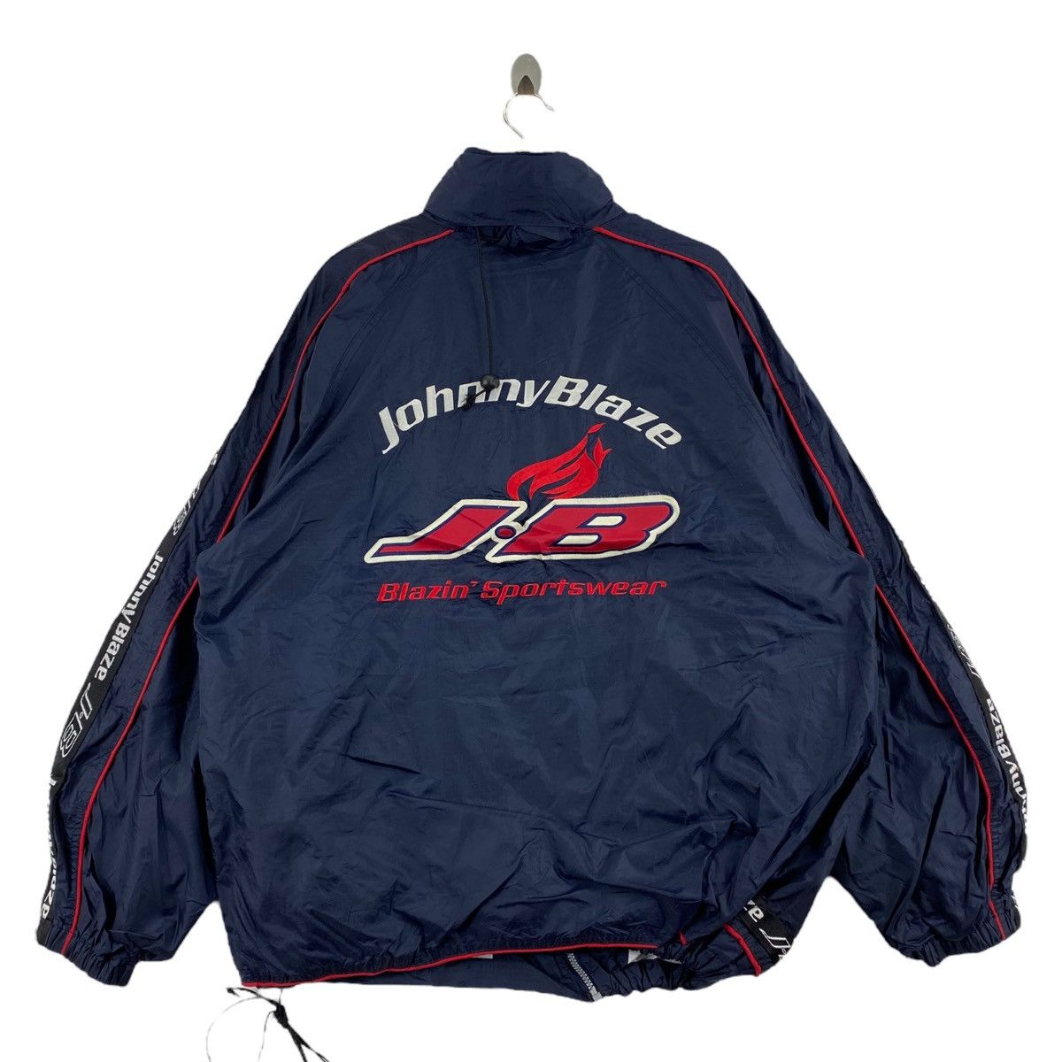 Vintage Vintage JOHNNY BLAZE Sportswear Hip Hop Rap Windbreaker Size US L / EU 52-54 / 3 - 4 Thumbnail