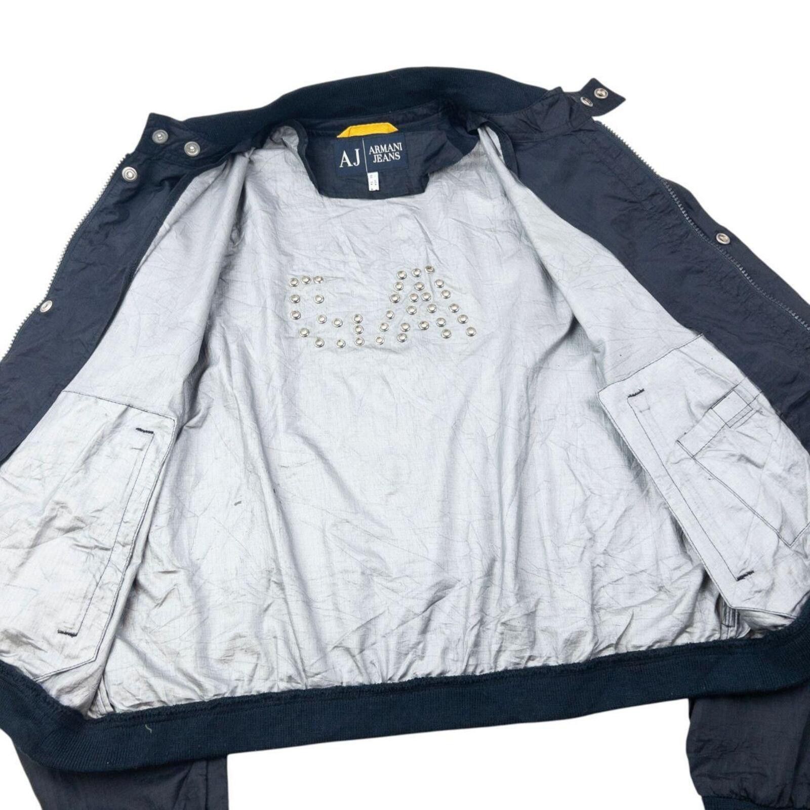 Other Vintage 90s Armani Jeans Eyelet Jacket Size S Size US S / EU 44-46 / 1 - 6 Thumbnail