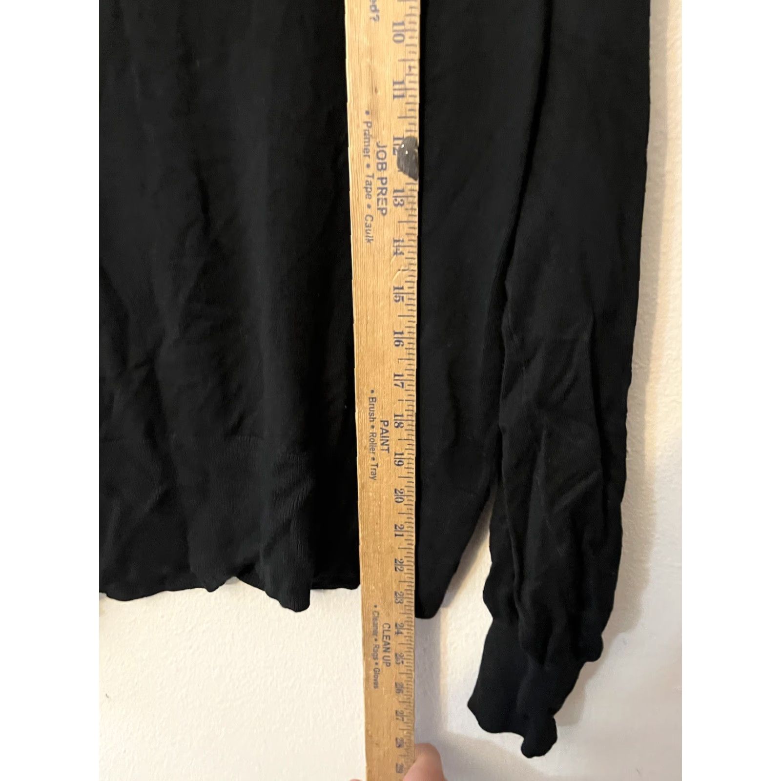 H&M VINTAGE H&M Cardigan Sweater Womens Size 12 Black Lightweight Long Sleeve Retro with Pockets Size XL / US 12-14 / IT 48-50 - 4 Thumbnail