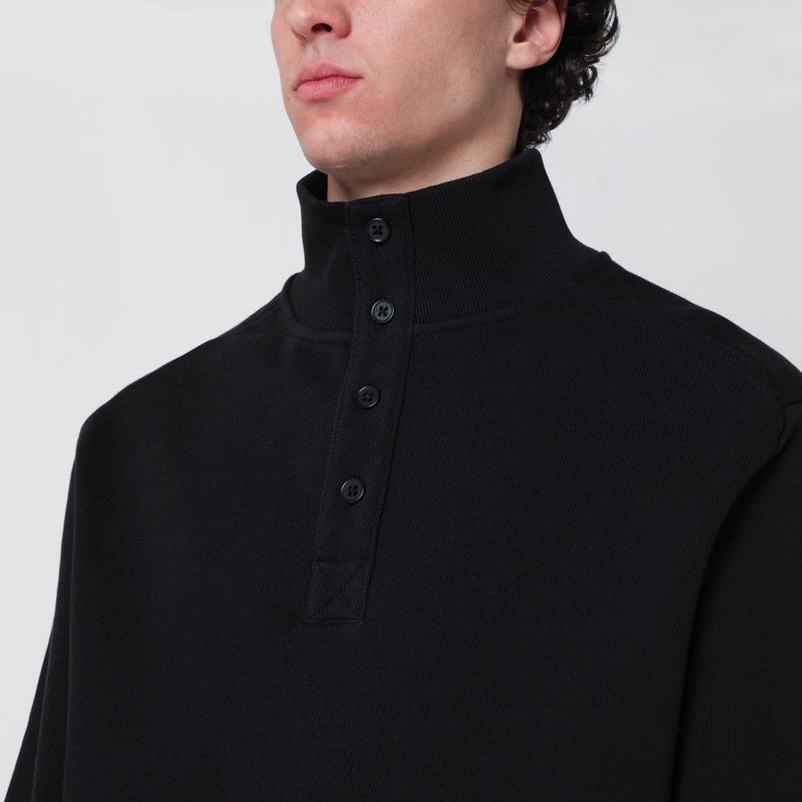 Entire Studios o1d2blof0226 Cotton Buttoned Sweater in Black Size US XL / EU 56 / 4 - 4 Thumbnail