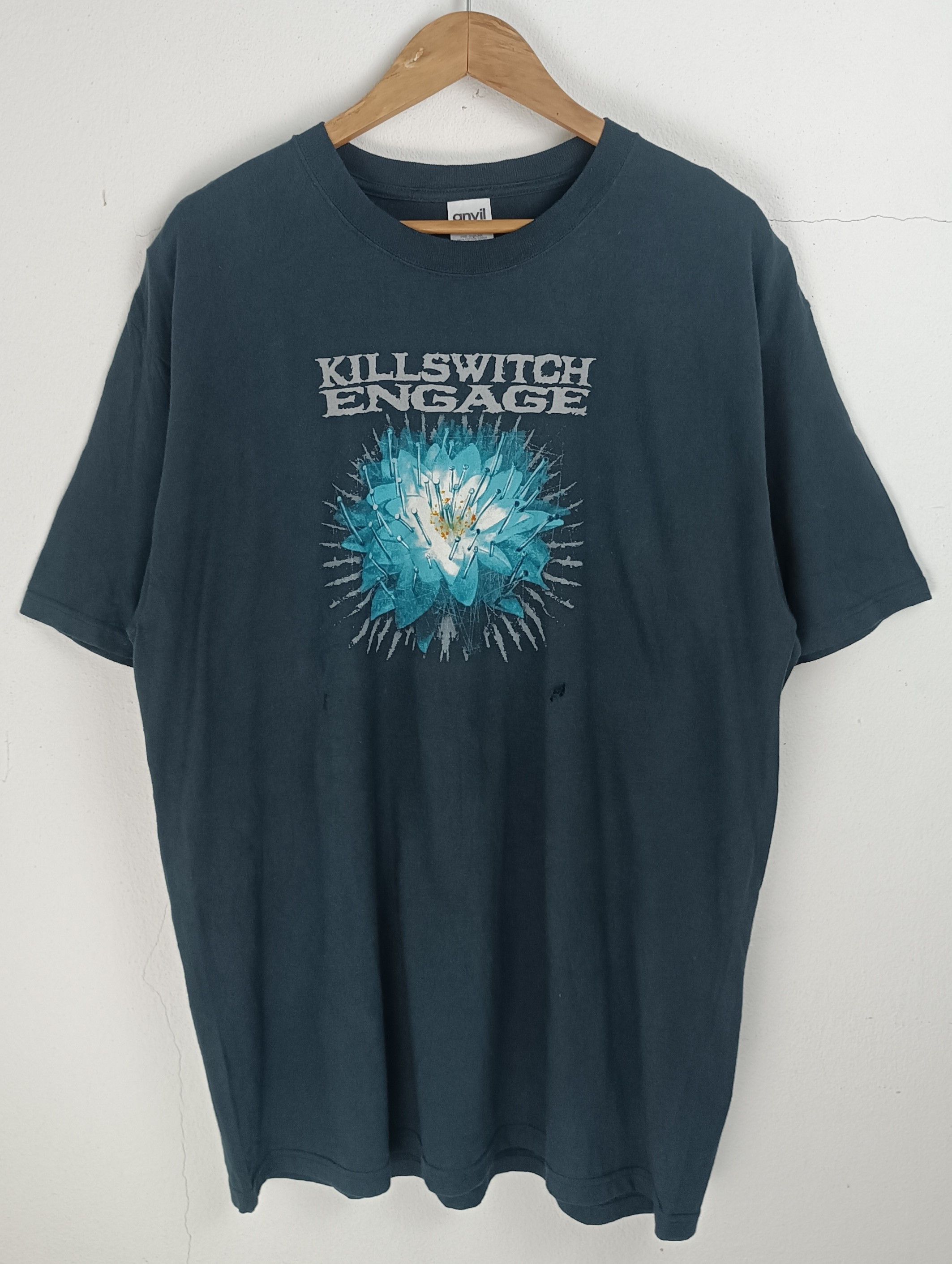 Band Tees THRASHED FADED VINTAGE Y2K KILLSWITCH ENGAGE TEE TRIVIUM Size US XL / EU 56 / 4 - 3 Thumbnail