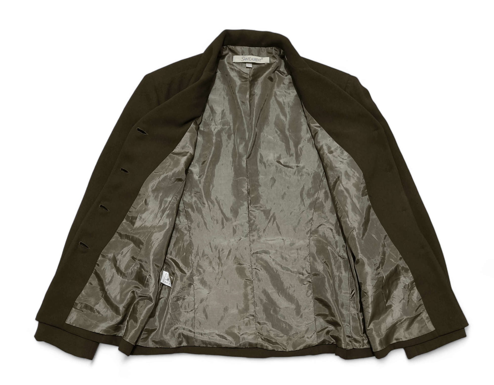 Saint Laurent Paris Vintage Saint Laurent YSL Women's Classic Blazer Jacket Y2K Size L / US 10 / IT 46 - 3 Thumbnail