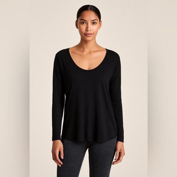 Kit and Ace Kit and Ace Black Long Sleeve Top – Approx Size XL Size XL / US 12-14 / IT 48-50 - 1 Thumbnail