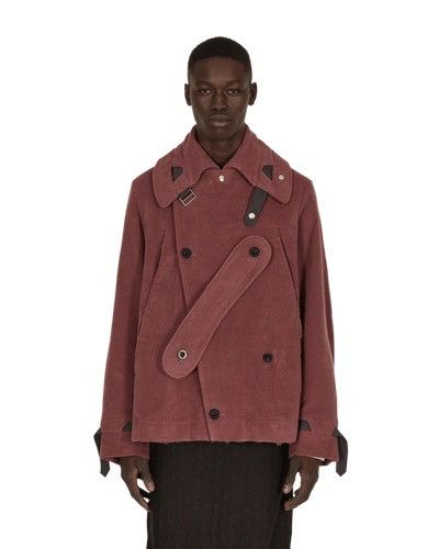 Kiko Kostadinov SOMNIUM MAIDEN PEACOAT DRY ROSE 00112021 Size US L / EU 52-54 / 3 - 2 Thumbnail
