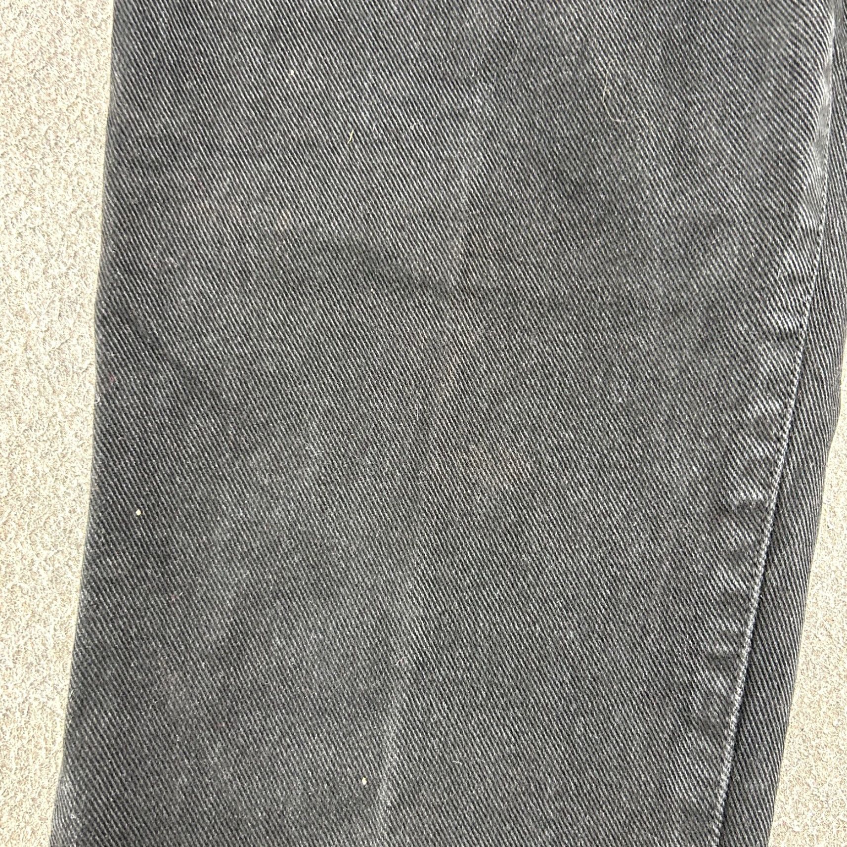 Calvin Klein VINTAGE Calvin Klein Jeans Womens 10 Black 5 Pocket Relaxed Straight Dark Wash 90s Jeans Size 32" / US 10 / IT 46 - 4 Thumbnail