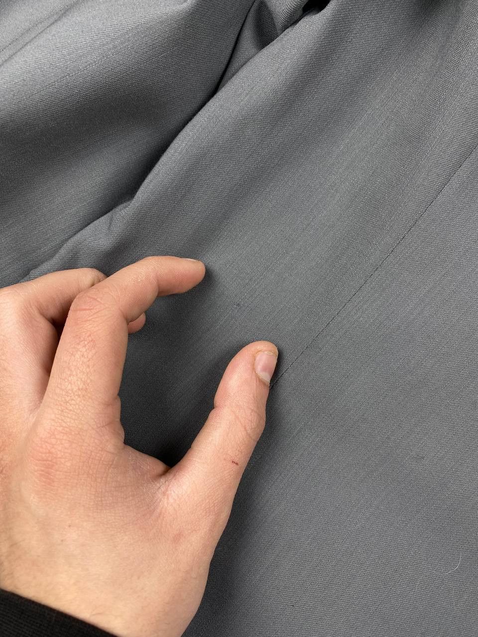 Balmain Balmain Wool Classic Suit Blazer And Pants Men Size 44L Gray Size 44L - 12 Thumbnail
