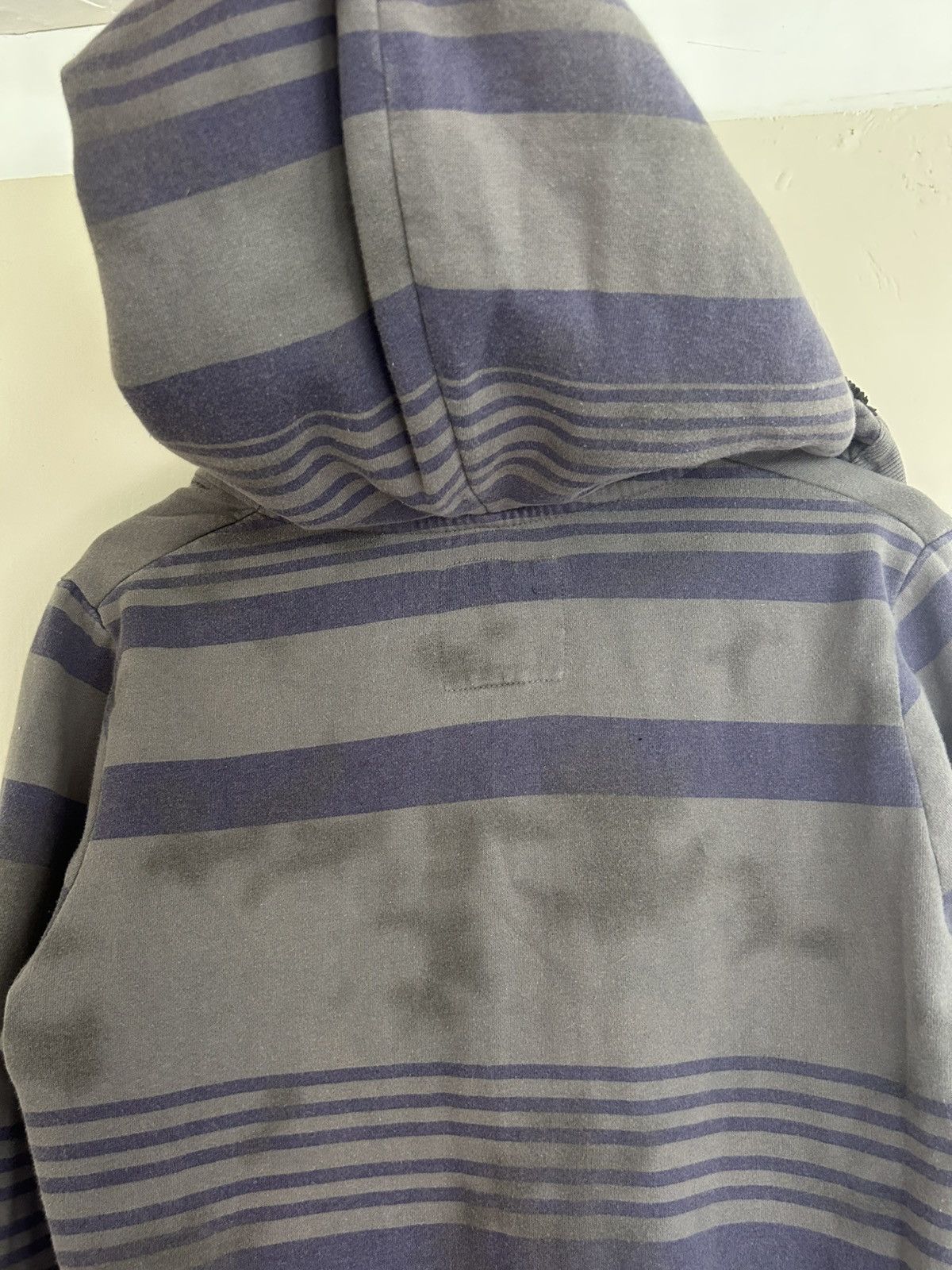 Billabong Vintage Billabong Half Zip Grey Striped Hoodie Size US XL / EU 56 / 4 - 9 Thumbnail
