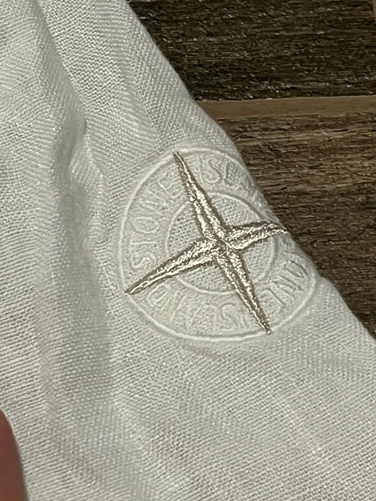 Stone Island Stone Island White Linen Shirt Size US M / EU 48-50 / 2 - 3 Thumbnail