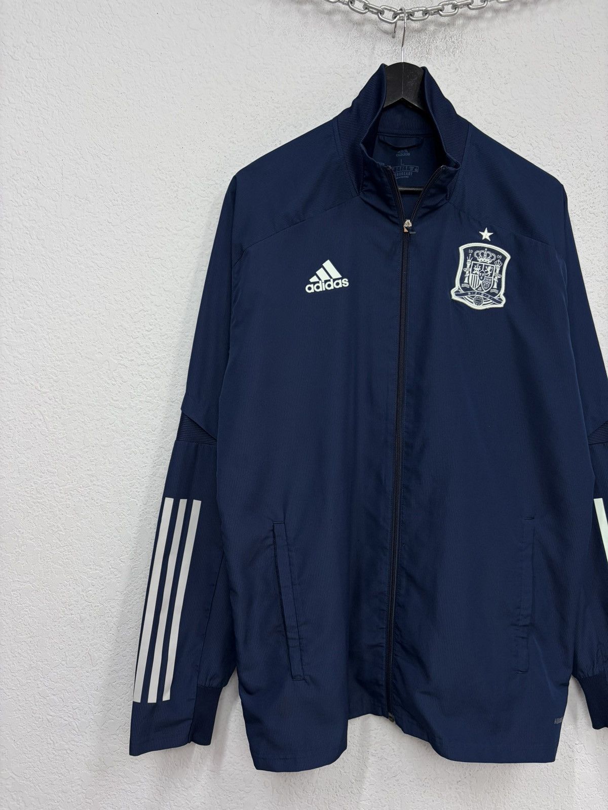 Adidas Adidas Spain National Team Track Jacket Navy Football Traini Size US L / EU 52-54 / 3 - 2 Thumbnail