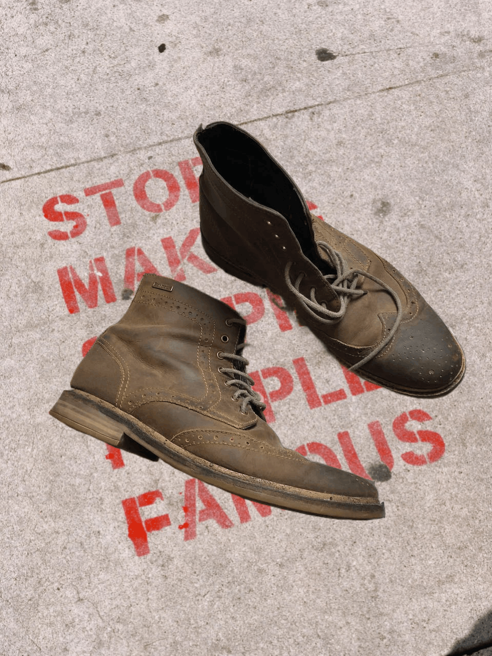 Barbour BARBOUR Dark Brown Oxford Leather Boots Size US 10 / EU 43 - 1 Thumbnail