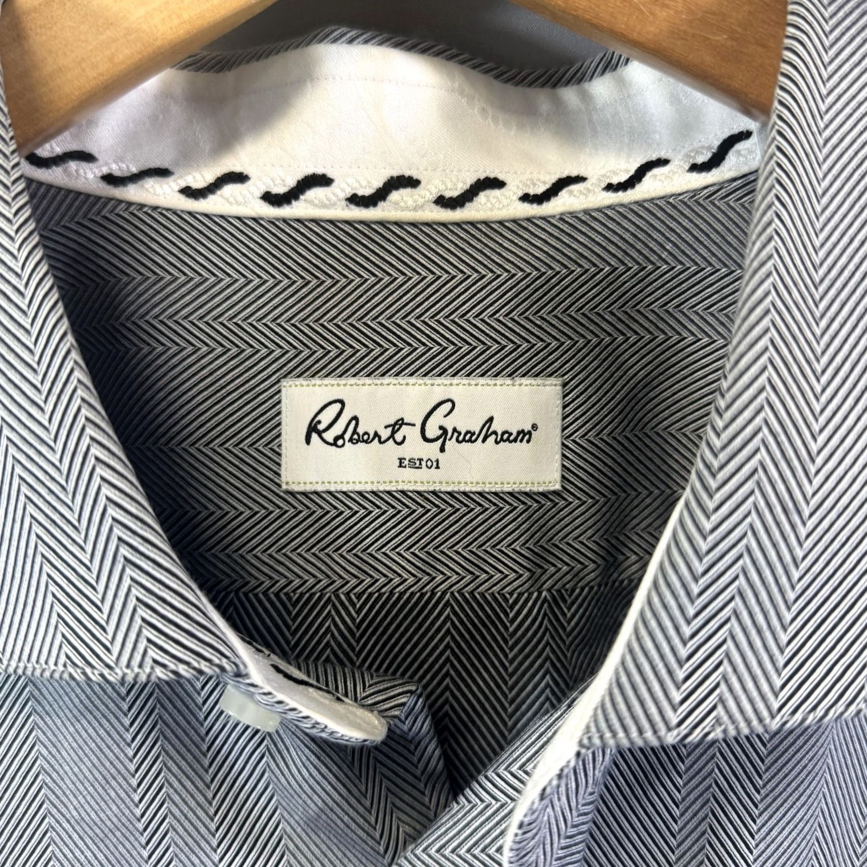 Robert Graham VINTAGE? No. Size US XXL / EU 58 / 5 - 6 Thumbnail