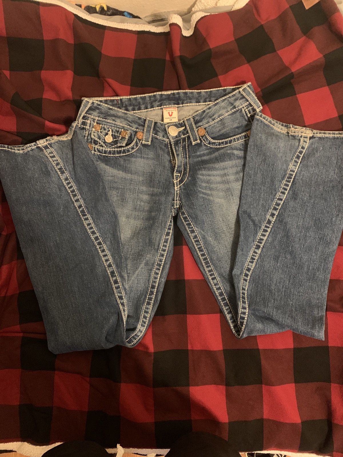 True Religion Womens Flared True Religion Jeans Size 29" - 1 Thumbnail