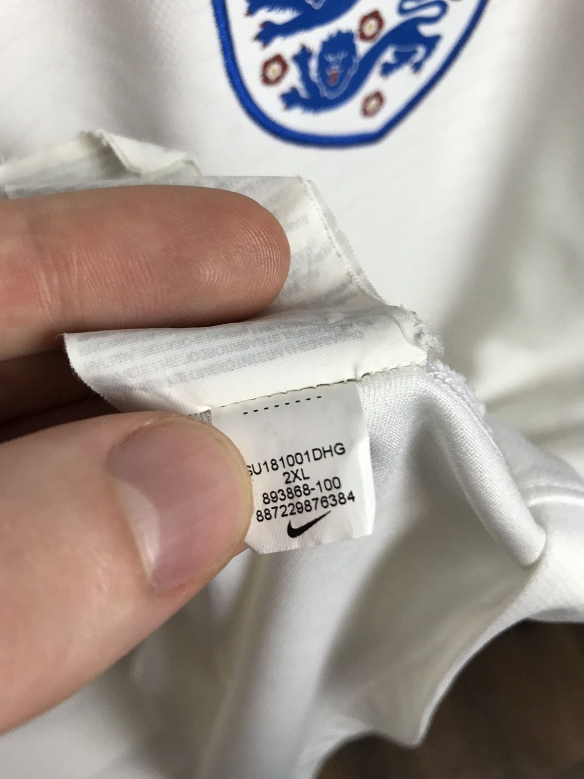 Nike × Vintage Vintage Nike England streetwear soccer jersey Size US XXL / EU 58 / 5 - 5 Thumbnail
