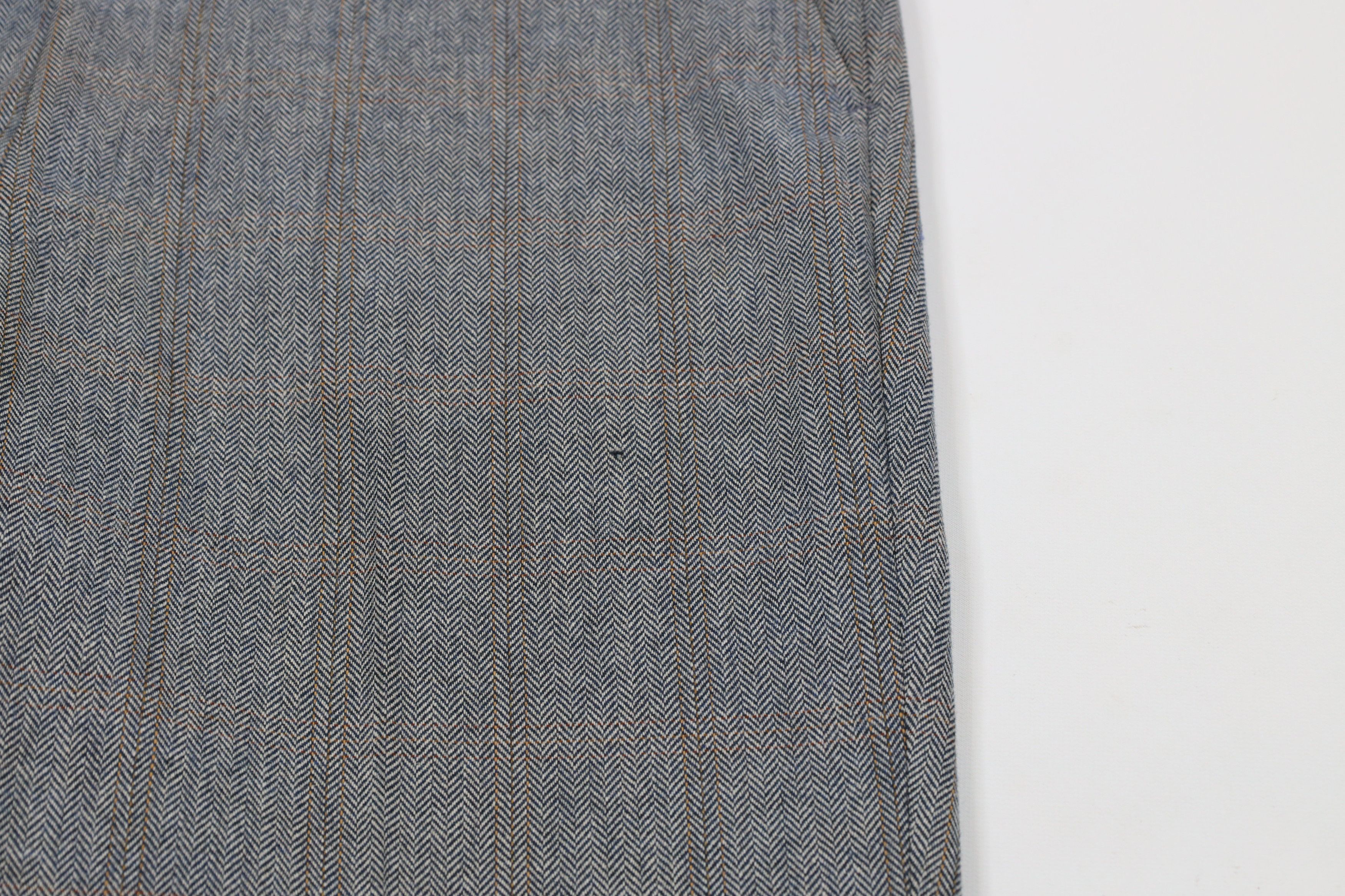 Vintage Vintage 60s 70s Streetwear Herringbone Wide Leg Pants USA Size US 36 / EU 52 - 5 Thumbnail