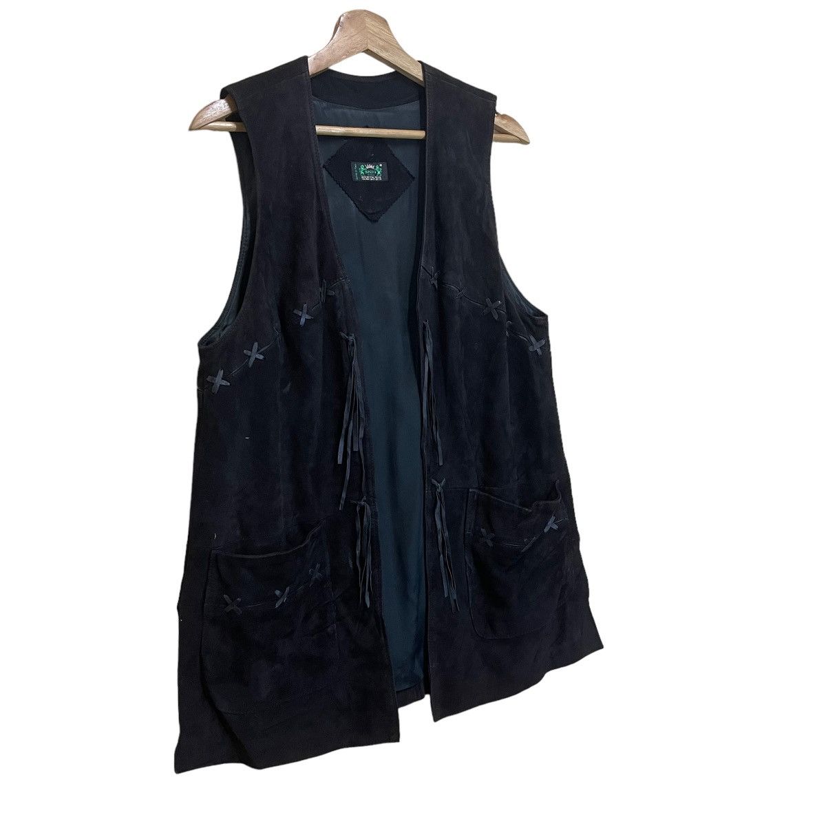 Leather Alta Moda Pelle Suede Leather Vest Size US S / EU 44-46 / 1 - 2 Thumbnail