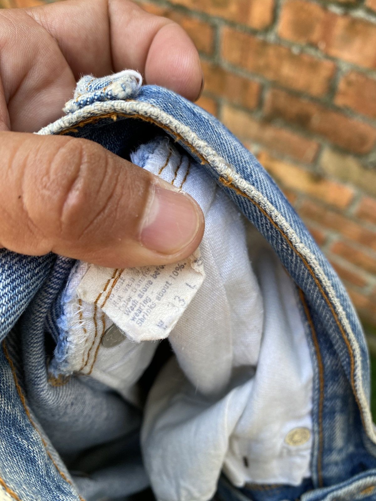 Levi's × Levi's Vintage Clothing × Vintage W32x28.5 vintage levi's 501 redline made in USA #524 Size US 32 / EU 48 - 7 Thumbnail