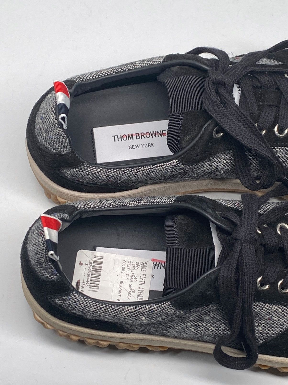 Thom Browne Thom Browne Donegal Tweed Cable Knit Sole Sneakers size 8.5 Size US 8.5 / EU 41-42 - 10 Thumbnail