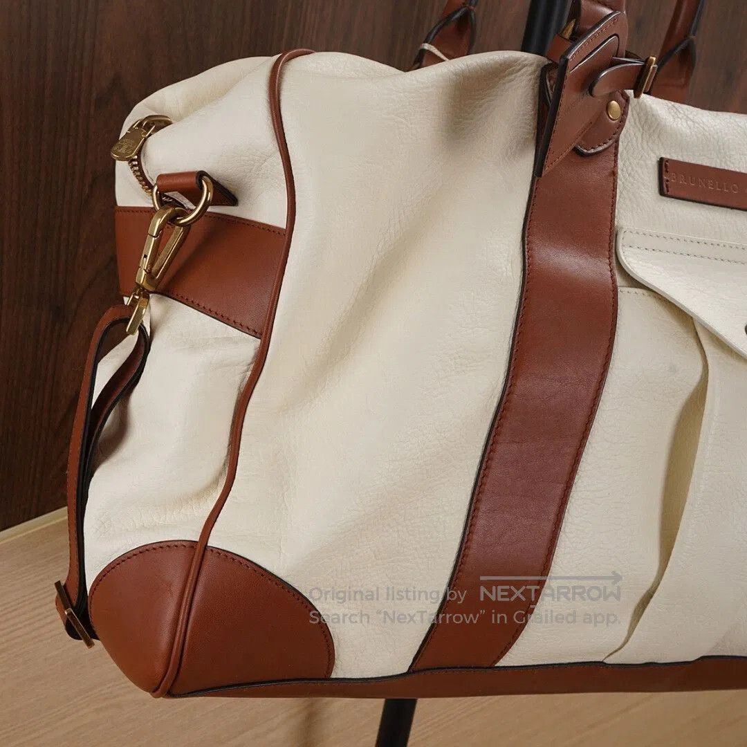 Brunello Cucinelli Brunello Cucinelli Leather Travel Bag. Size ONE SIZE - 4 Thumbnail