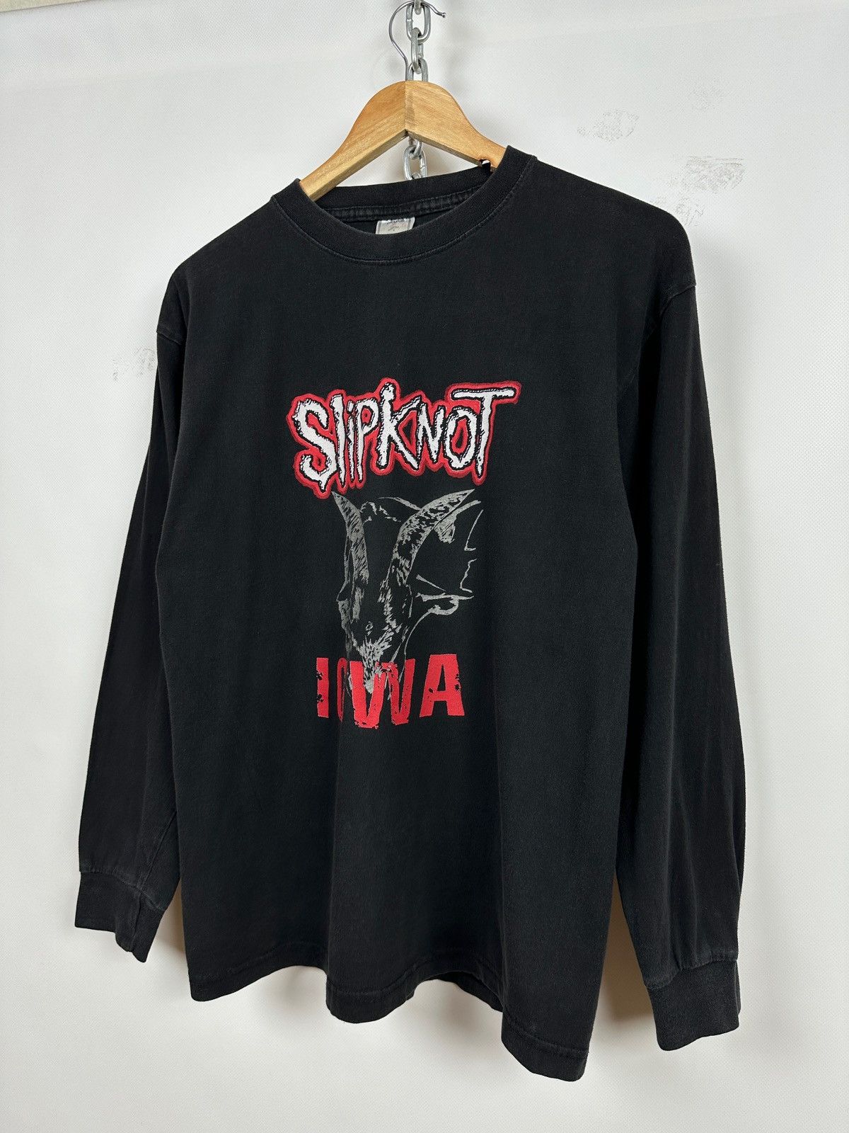 Band Tees Vintage Slipknot Iowa Band Long Sleeve T-Shirt Size US S / EU 44-46 / 1 - 3 Thumbnail