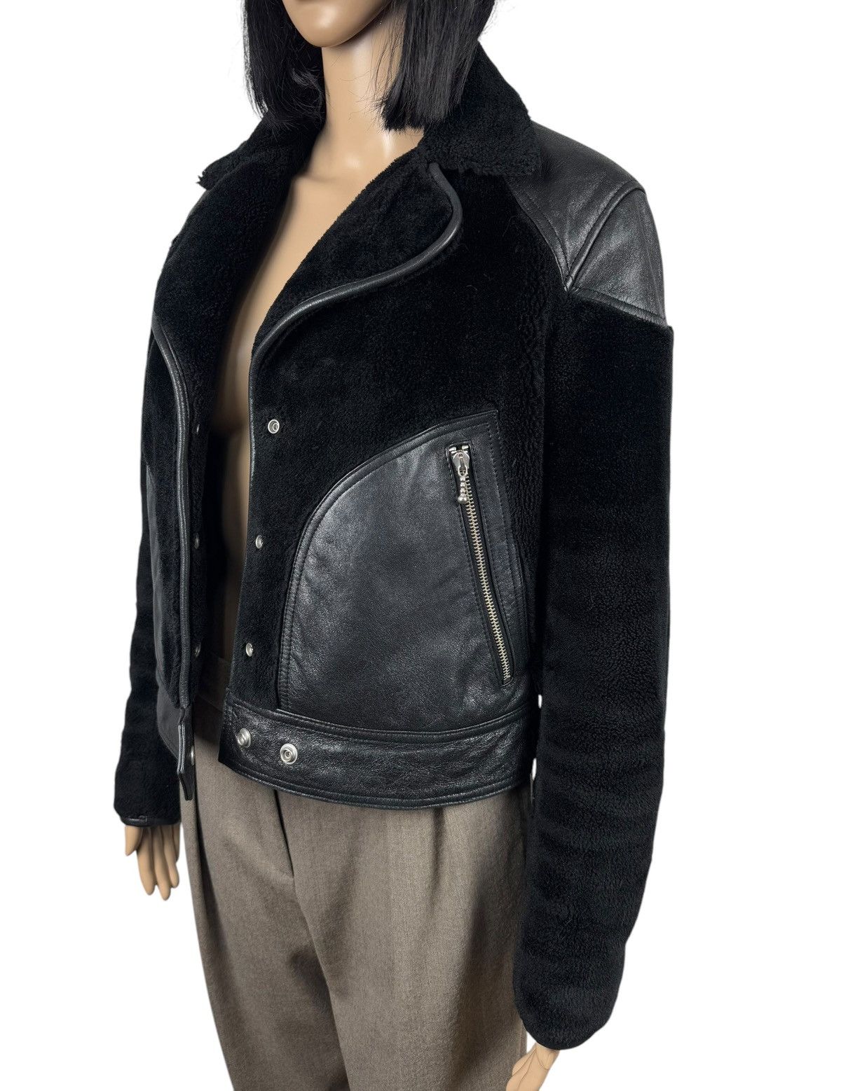 Allsaints All Saints Zola Lux Jacket Sheep Leather Teddy size US6 UK10 Size M / US 6-8 / IT 42-44 - 8 Thumbnail