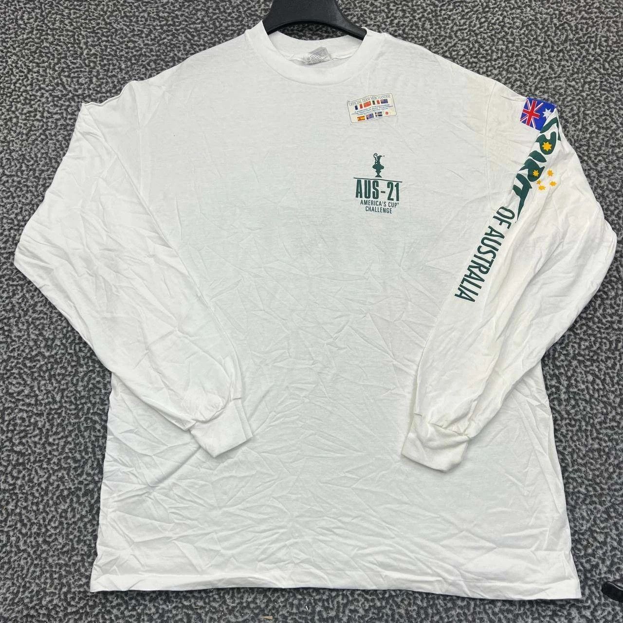 Hanes Vintage America's Cup 1992 Spirit of Australia Shirt Men XL Size US XL / EU 56 / 4 - 2 Thumbnail