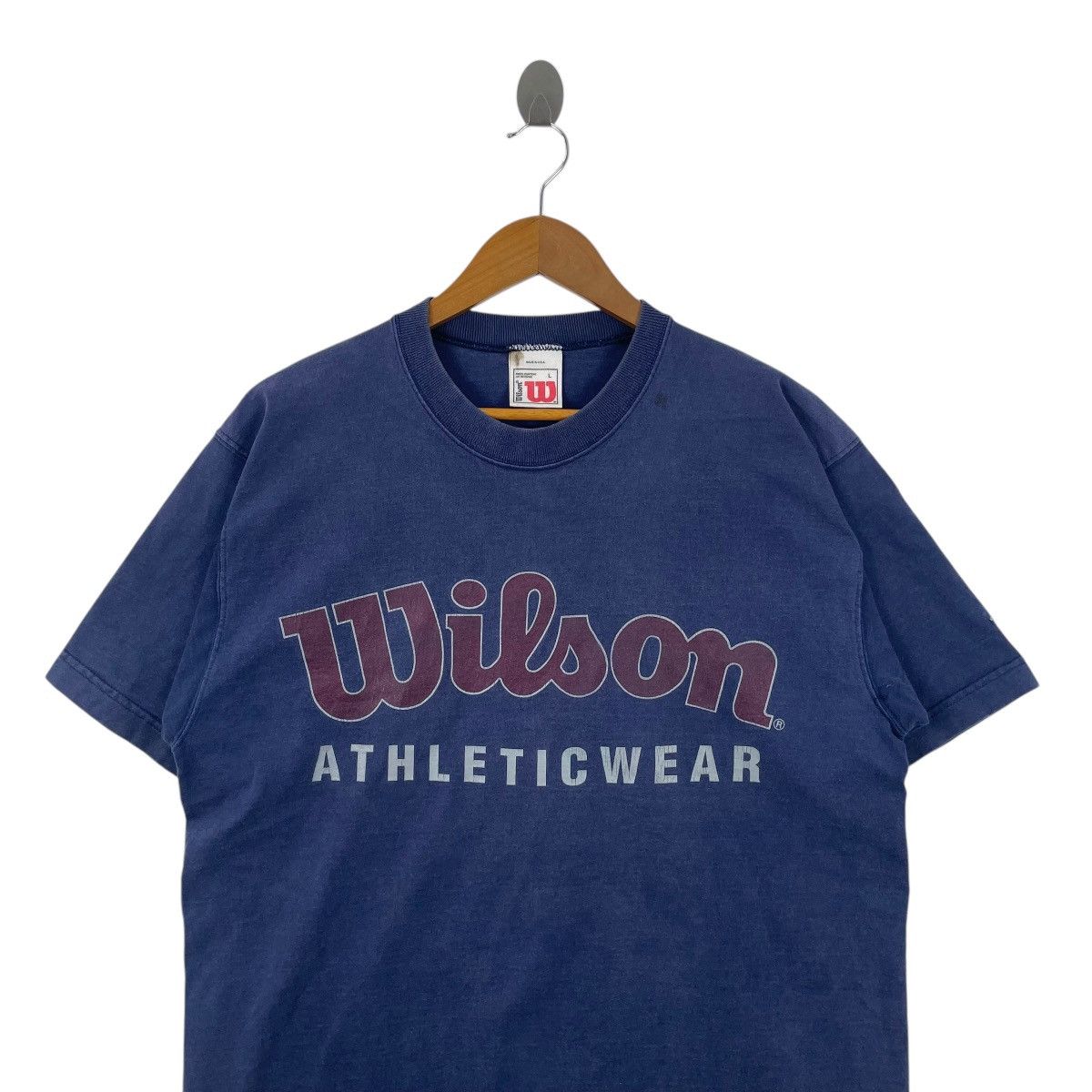 Vintage × Wilson Vintage Wilson Athletic Wear Tee Shirt Size US L / EU 52-54 / 3 - 2 Thumbnail