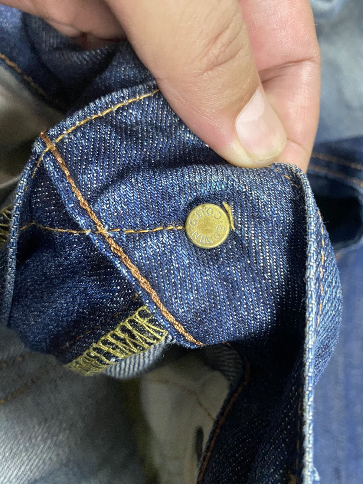 Edwin Edwin 505n Selvedge Faded Jeans 31X33 Size US 30 / EU 46 - 6 Thumbnail