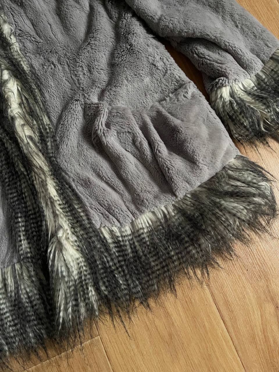 Vintage Faux Fur Jacket Coat Size M / US 6-8 / IT 42-44 - 4 Thumbnail