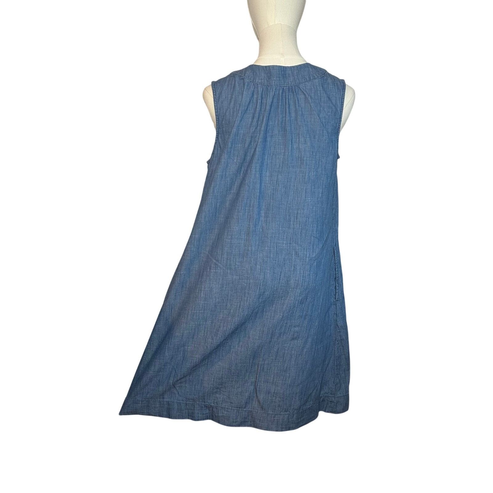 gold denim dress Aly Button Up Short Color:Ventura Stripe versatile enough to style Stock_TX_D_1 Kendall & Kylie Denim