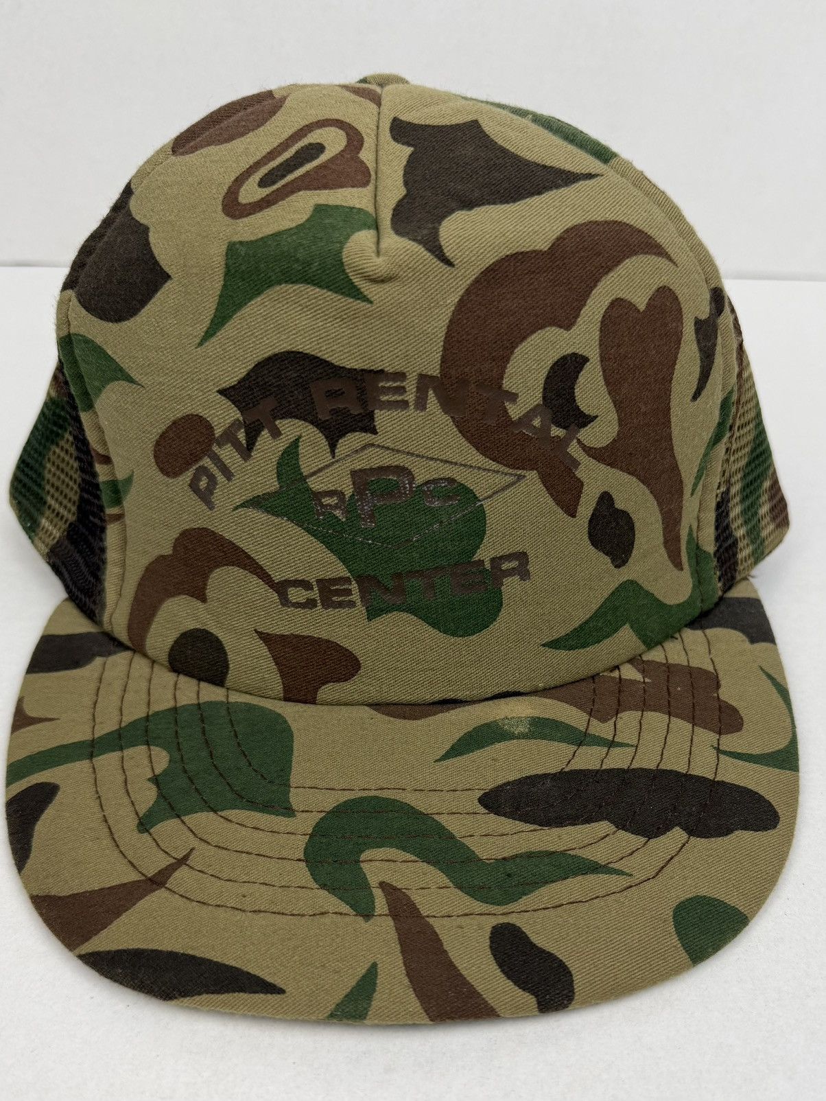 Other Vintage Pittsburgh Rental Center Camo Trucker Snapback Hat Size ONE SIZE - 9 Thumbnail