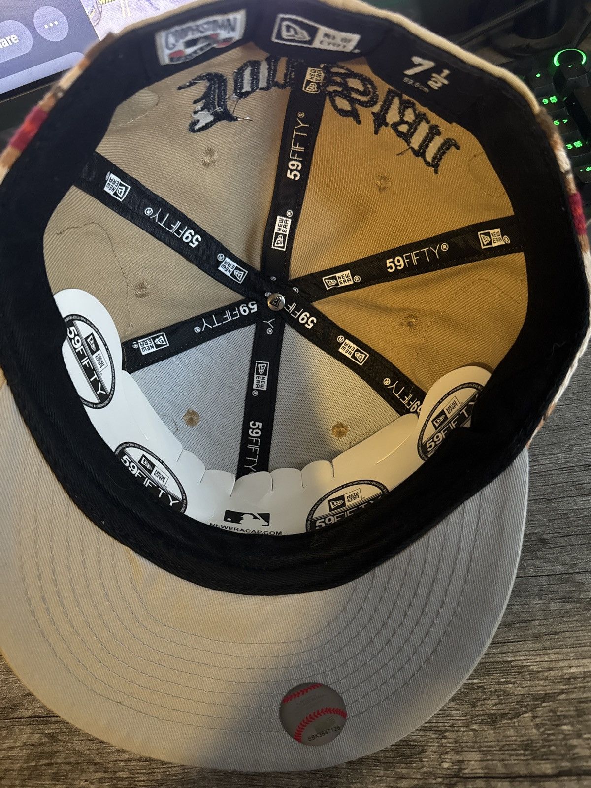 Jon Stan NYC (7 1/2) New Era Chicago White Sox x JON STAN 59FlFTY Hat Size 40 - 4 Thumbnail