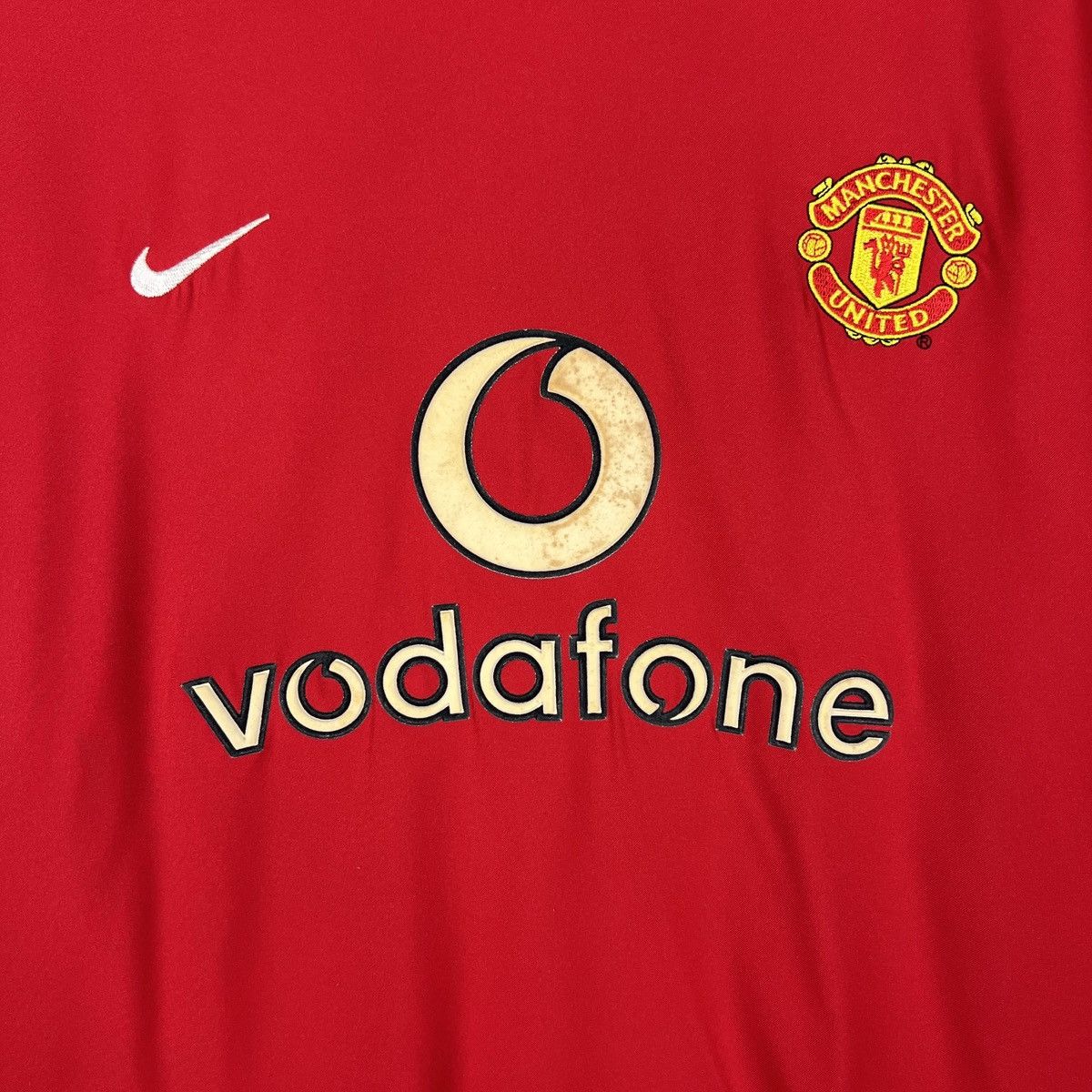 Nike 🔥 2004 Manchester United Nike Vodafone Size US XL / EU 56 / 4 - 6 Thumbnail