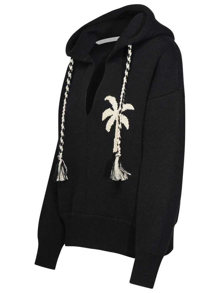 Palm Angels o1y1225 Hoodie in Black/White Size S / US 4 / IT 40 - 3 Thumbnail
